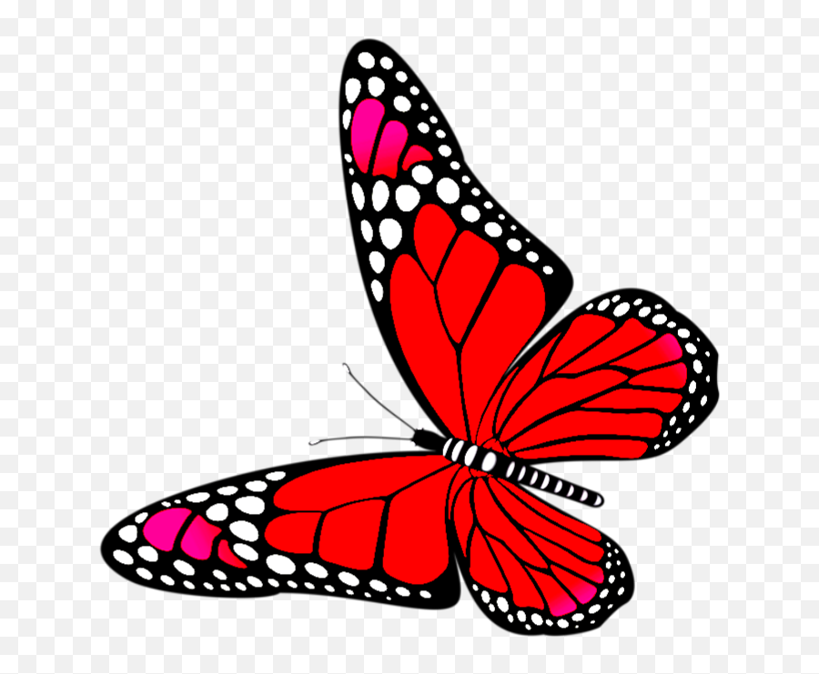 Beautiful Png Image Transparent Red - Clipart Pink And Purple Butterfly,Beautiful Png