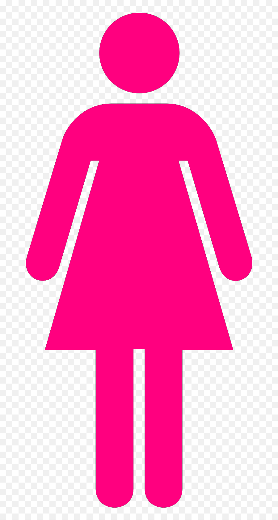 Ladies Png - Girl Bathroom Clipart,Women Empowerment Icon