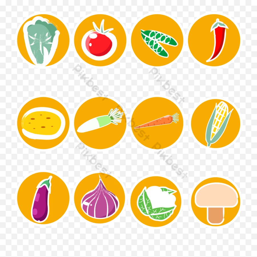 Vector Vegetable Icon - Vertical Png,Vegetable Icon Vector