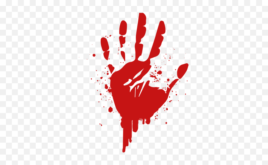 Finger Palm Print Blood Silhouette - International Day For The Elimination Of Violence Against Women 2019 Png,Blood Hand Png