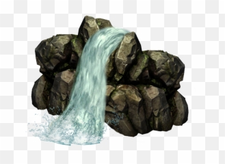 Rock Waterfall Png