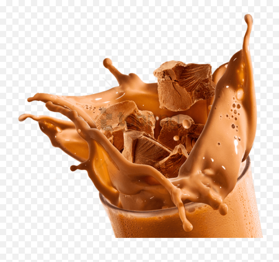 Chocolate Milk Splash Png Images - Milk Tea Splash Png,Chocolate Splash Png