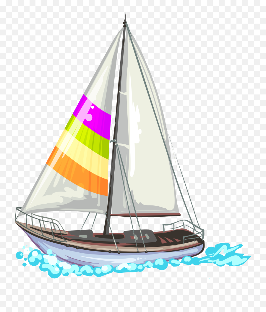 Sailing Ship Yacht Sailboat Illustration - Beige Sailing Sailboat Illustration Png,Sailing Ship Png