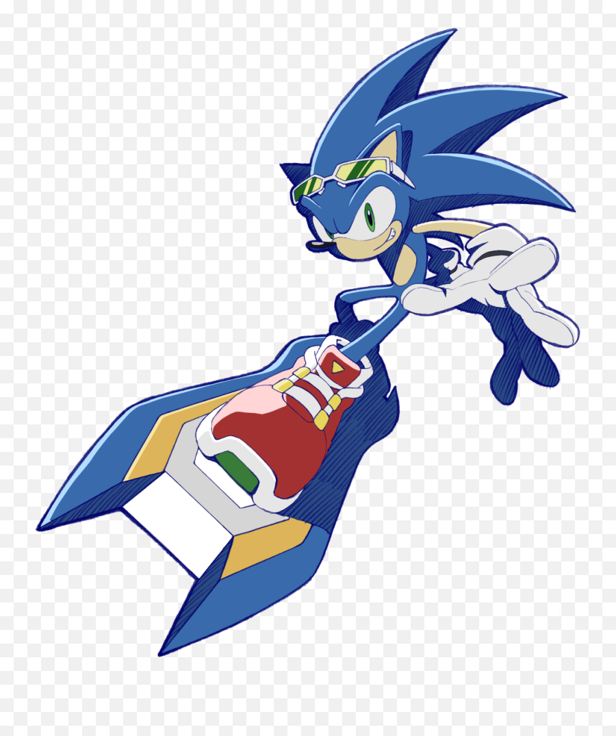 Download Sonic Pose 53 - Sonic The Hedgehog Sonic Riders Png Sonic Riders,Sonic The Hedgehog Transparent