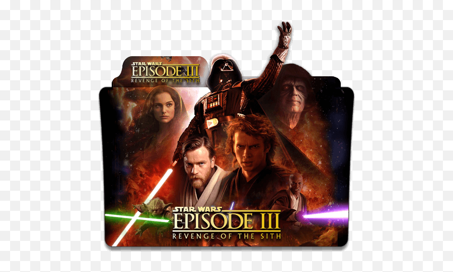 Star Wars Revenge Of The Sith Folder Icon - Designbust Star Wars Revenge Of The Sith Poster Png,Star Wars Icon Png