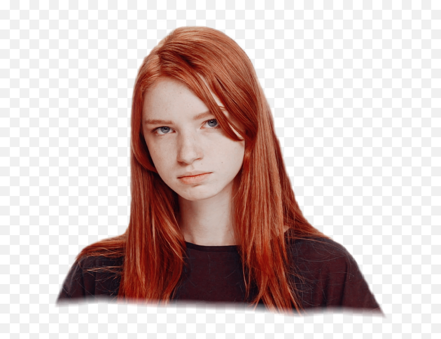 Redhead Girl Freckles Cute Portrait Red - Red Haired Girl With Freckles Png,Freckles Png