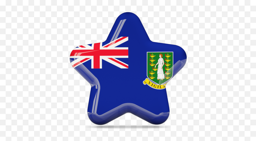 Star Icon Illustration Of Flag Virgin Islands - British Virgin Islands Flag Png,Blue Star Icon