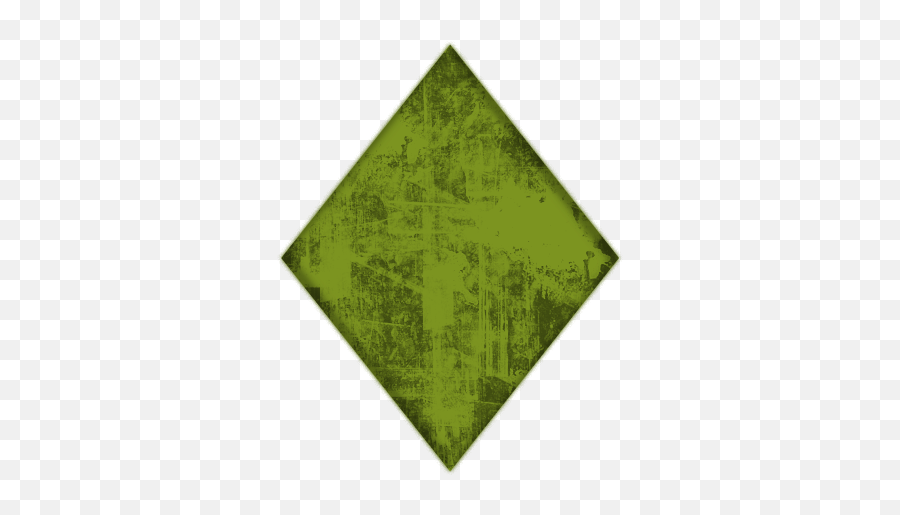 019179 Green Grunge Clipart Icon Symbols Shapes - Green Outline Diamond Shape Png,Diamond Shape Icon