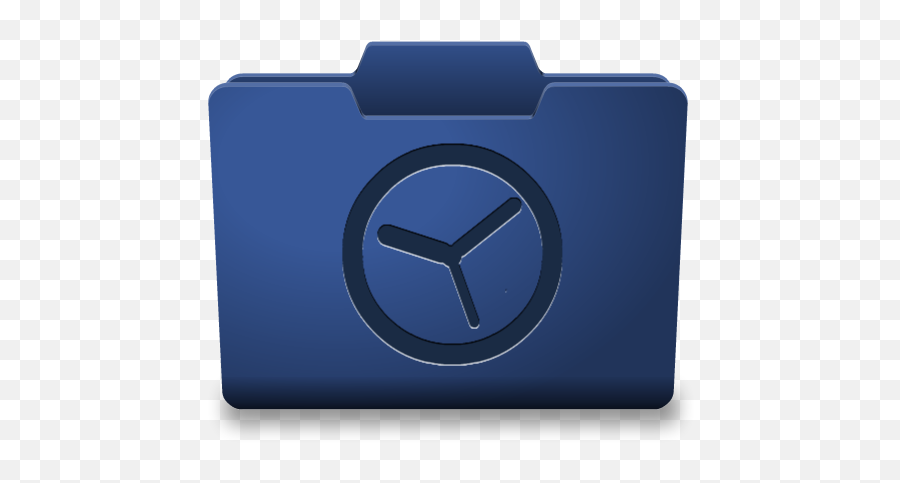 Blue History Icon - Classy Folder Icons Softiconscom Hourglass Park Png,History Icon