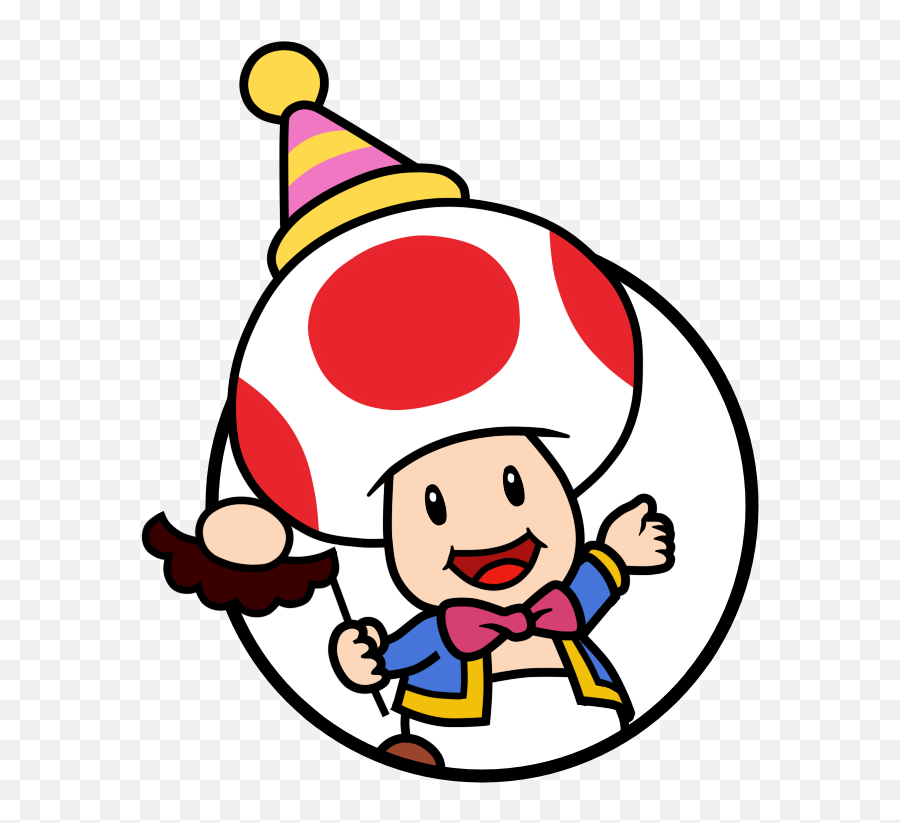 Klunsgod Icon Of Toad Party Time From - Mario In Birthday Hat Png,Mario Kart Icon