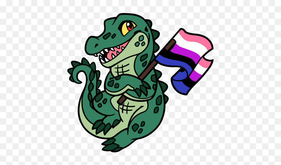 Fursona Pins - Genderfluid Polyamory Png,Genderfluid Icon