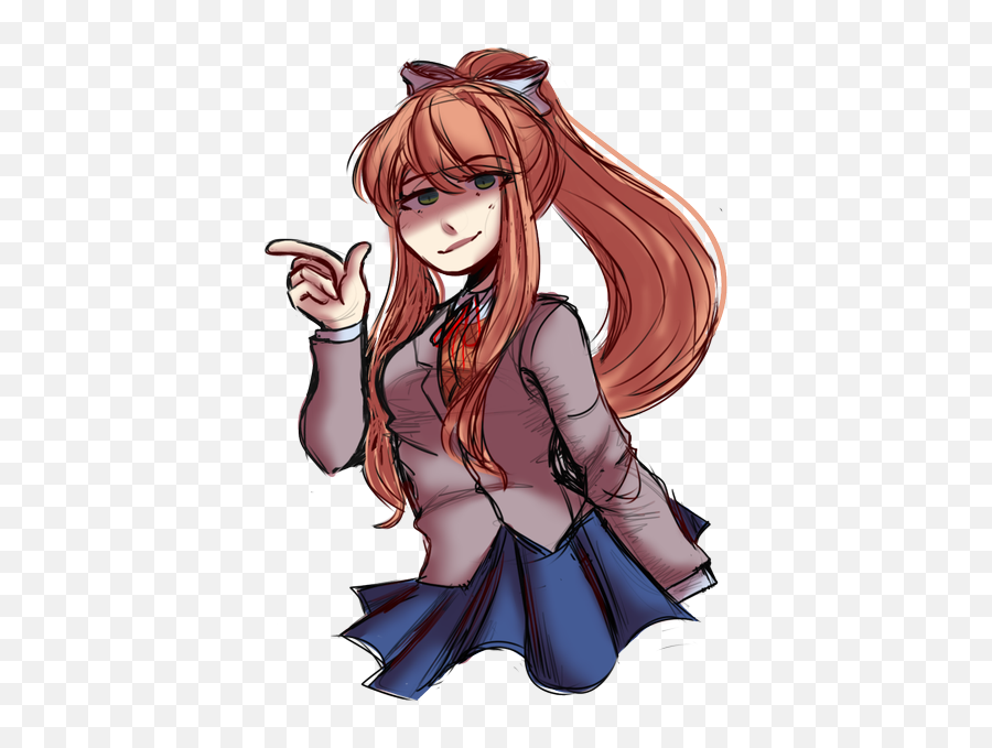 Moniktwitter - For Women Png,Ddlc Monika Icon