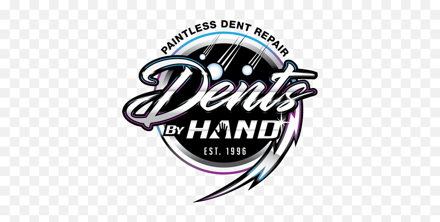 Dents By Hand Paintless Dent Repair Auto Hail - Graphic Design Png,Hand Logo