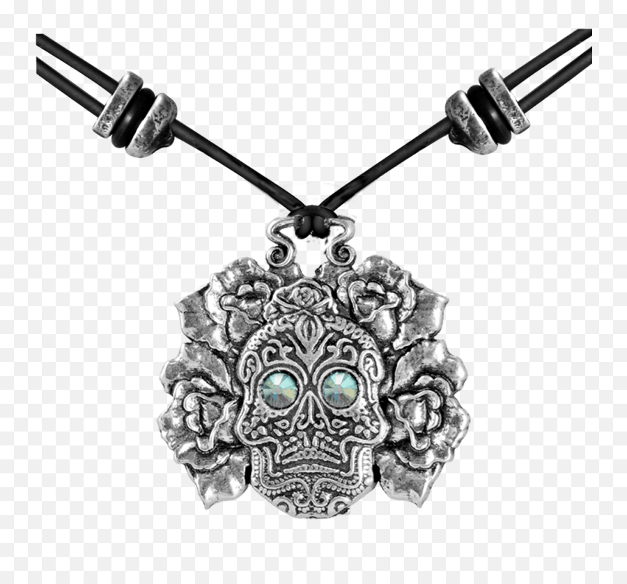 Necklace Sugar Skull - Dijes De Mariposas Bisuteria Png,Calavera Icon
