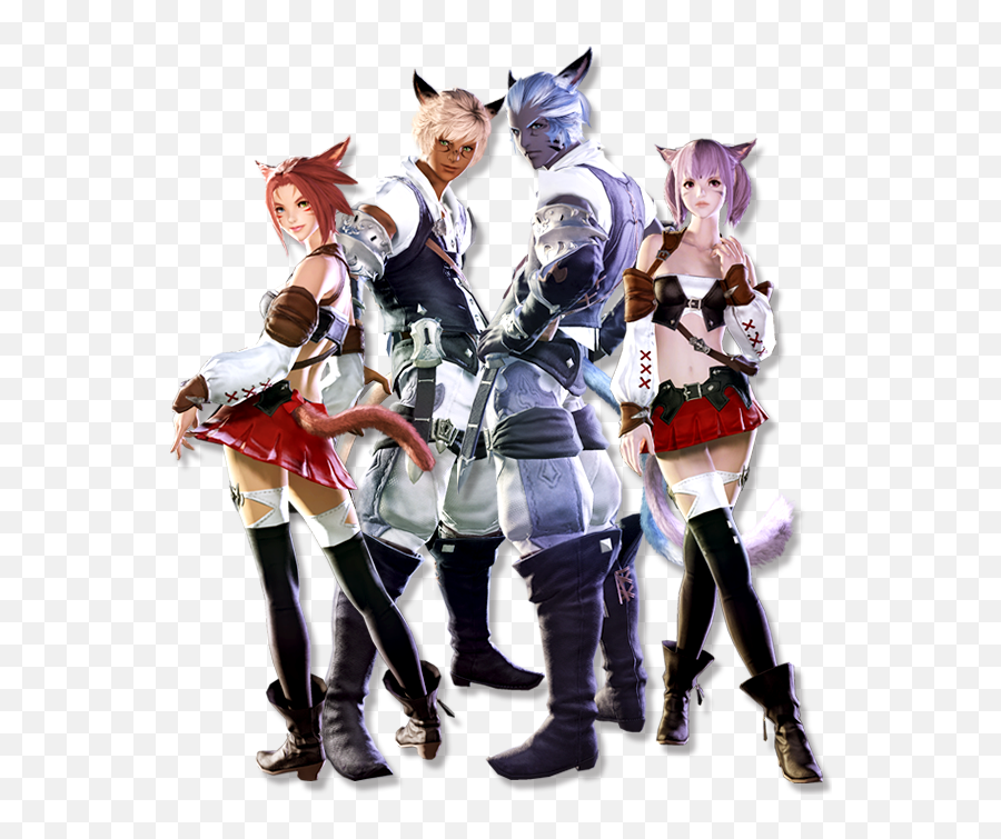 Ffxiv Arr Races - Accompme Final Fantasy 14 Cat Race Png,Main Questline Ff14 Icon