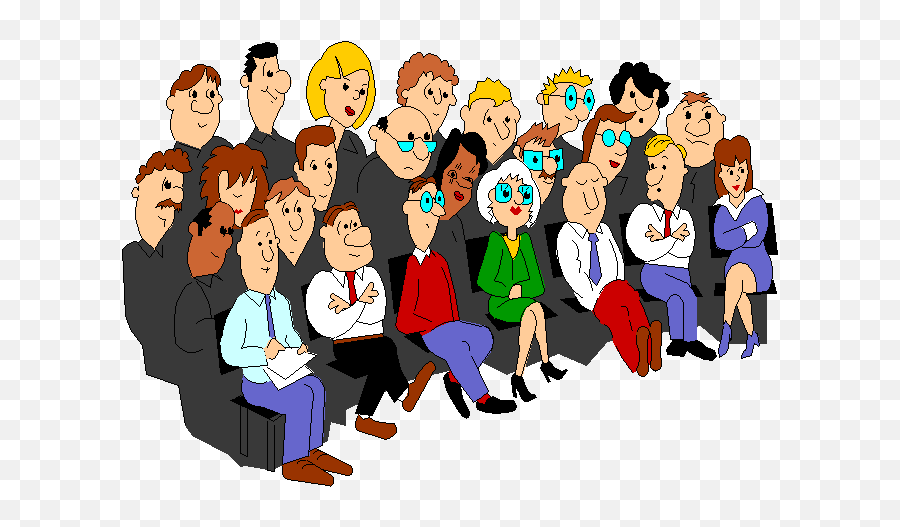 Animated Audience - Parents Teacher Meeting Clipart Png,Audience Png - free  transparent png images 