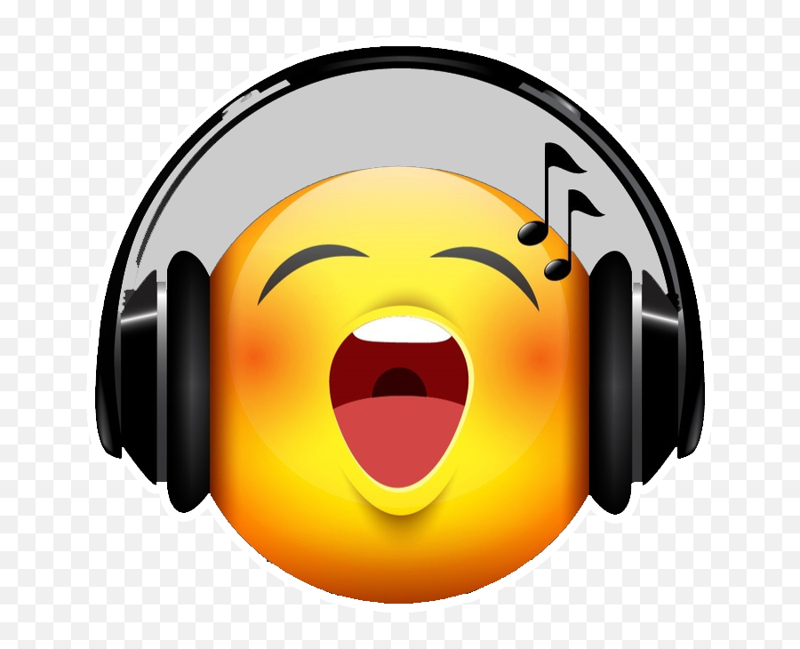 Download Headphones Emoji - New Emojis Png Transparent Png Singing Emoji,Headphones Transparent Background