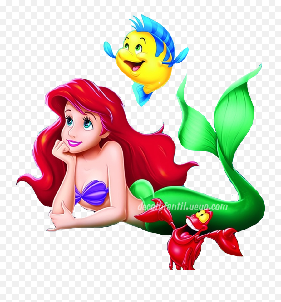 S - Little Mermaid And Flounder Png,Flounder Png