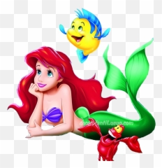 S - Little Mermaid And Flounder Png,Flounder Png