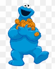 Sesame Street Cookie Monster Cartoon - Cookie Monster Clipart Png,Cookie Monster Png