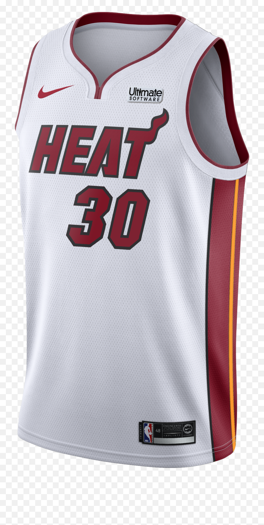 Chris Silva Nike Miami Heat Youth Association White Swingman Jersey - Sports Jersey Png,Miami Heat Logo Transparent