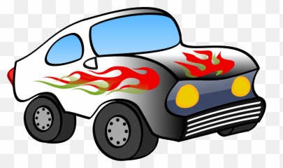 Cartoon Hot Rod Clip Art - Vector Clip Art Hot Wheels Animated Car Png,Hot Rod Png