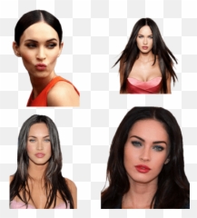 Download Hd Megan Fox Transparent Png Image - Nicepngcom Megan Fox Portrait,Megan Fox Png