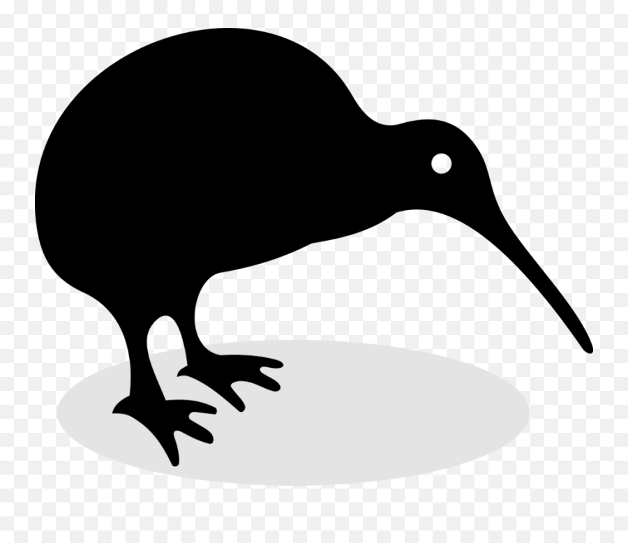 Silhouette Of A Kiwi Bird - New Zealand Kiwi Sign Png,Kiwi Bird Png