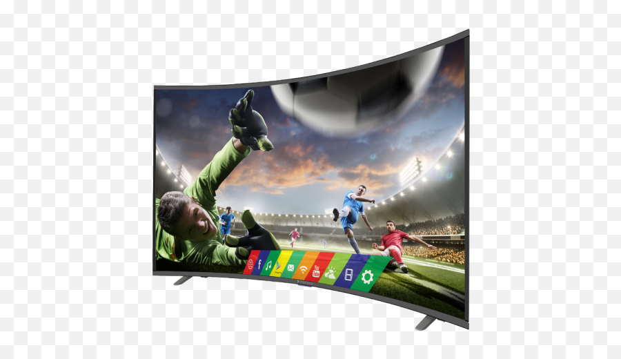 43u2033 Curved Smart Led Tv Pm - Led2043cs U2013 Premax Curved Smart Led Tv Png,Smart Tv Png