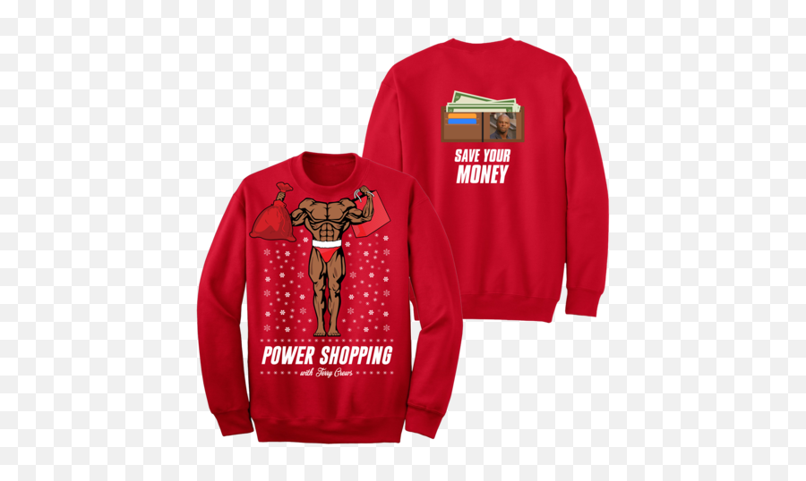 Power Shopping Haha Holiday Sweater - Terry Crews Christmas Sweater Png,Terry Crews Png