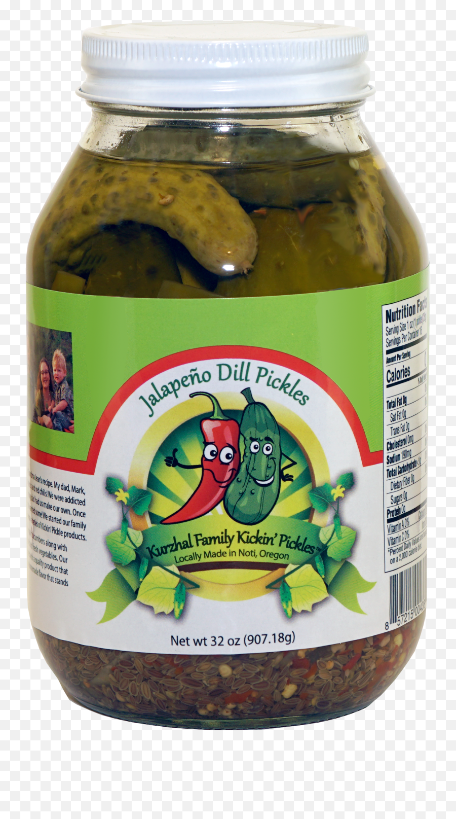 Kurzhal Family Kickin Pickles - Pickled Cucumber Png,Pickle Png