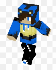 Minecraft Skin Lucario Png - Hoodie Minecraft Blue Skin,Lucario Png