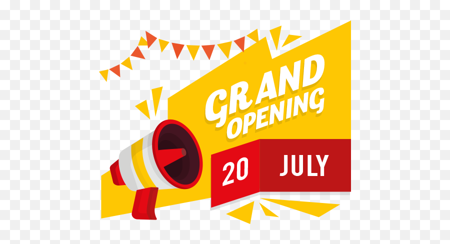 July 20 2019 Grand Opening Day - Graphic Design Png,Grand Opening Png