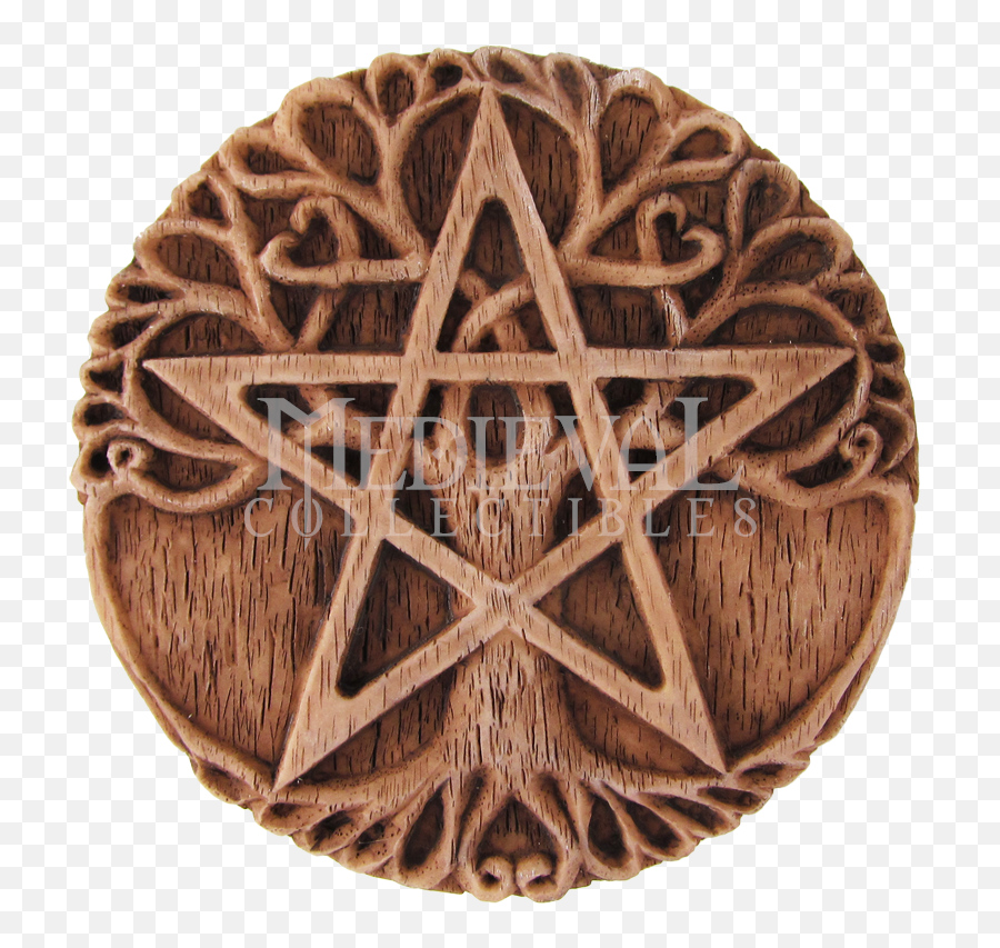 Small Tree Pentacle Plaque Png Transparent