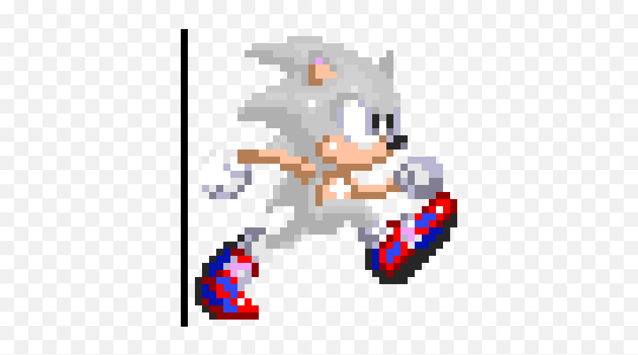 Download Mui Sonic Running Sprite - Sonic Mania Sonic Running Png,Sonic Running Png