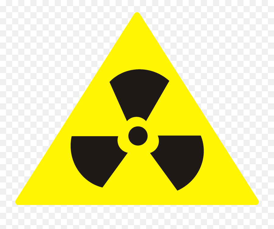 Radioactive Decay Nuclear Power Hazard - Radioactive Waste Sign Png,Radioactive Symbol Transparent