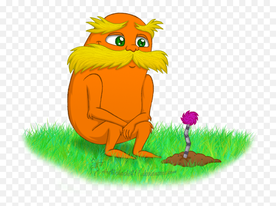 Lorax Background Posted - Doctor Seuss Lorax Drawings Png,Lorax Png