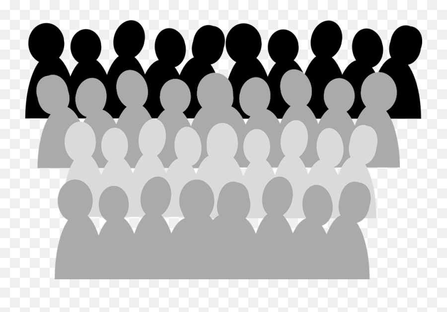 Crowd Mass Auditorium - Crowd Clipart Png,Crowd Silhouette Png