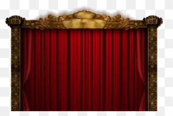 Red Curtains In Frame Xl Hq Psd Official Psds - Hd png
