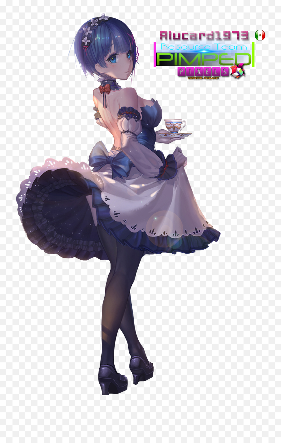 Re 0 Rem - Girl Png,Rem Png