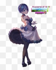 Re 0 Rem - Girl Png,Rem Png