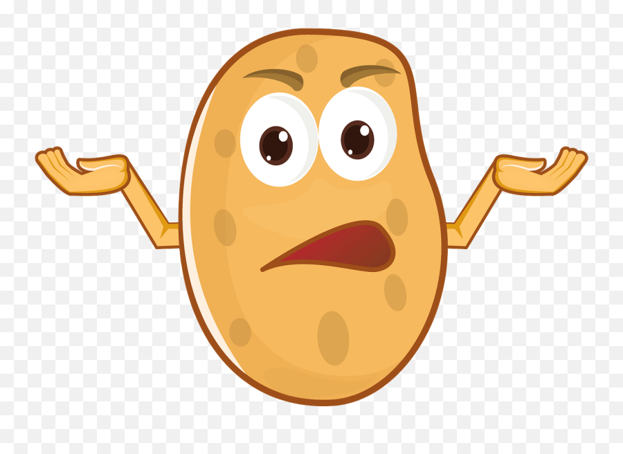 Confused Potato Clipart Free Download Transparent Png - Lembaga Perindustrian Nanas Malaysia,Confused Face Png