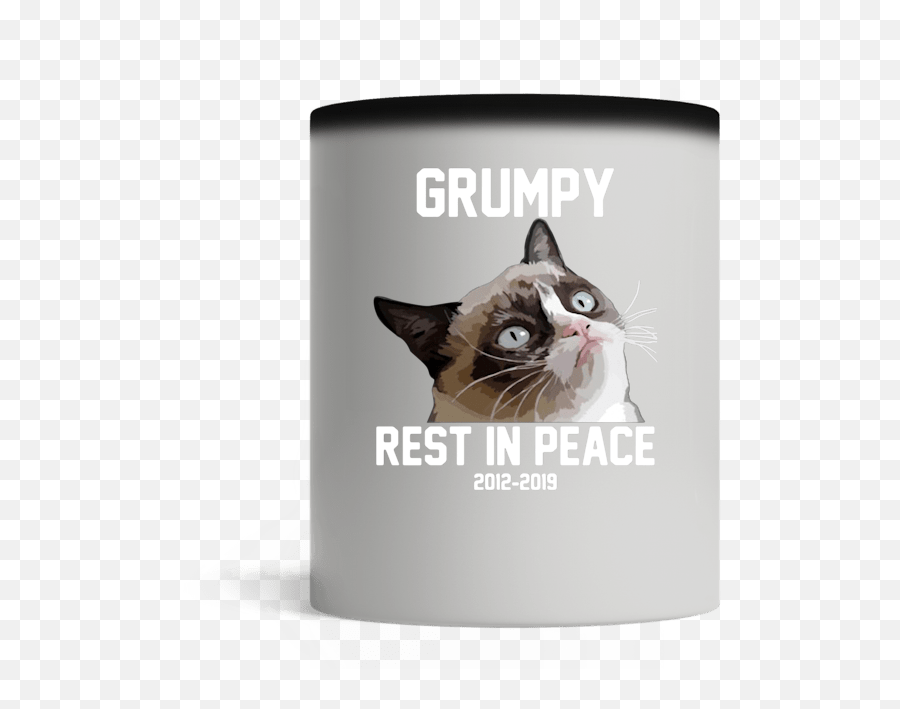 Rip Grumpy Cat 2012 - 2019 Rest In Peace Shirt Siamese Png,Grumpy Cat Png