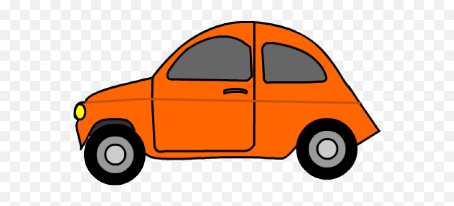 Driving Clipart Orange Car - Girl In Car Clipart Png Orange Car Clipart,Car Clipart Png