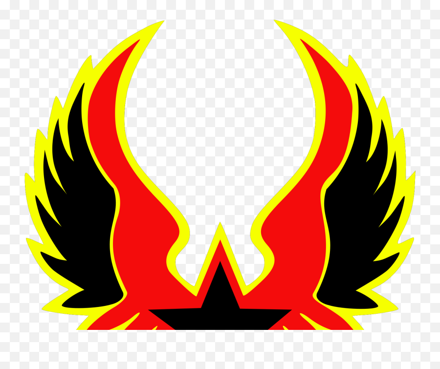 Black And Grey Star Emblem Svg Vector - Picsart Bird Wings Logo Png,Star Stable Logo