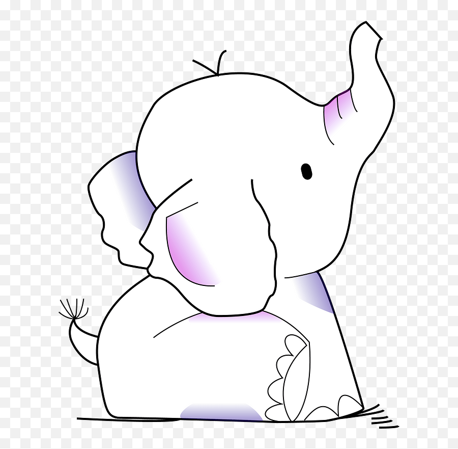 Cute Baby Elephant Clipart - Cute Baby Elephant Clipart Png,Elephant Clipart Png