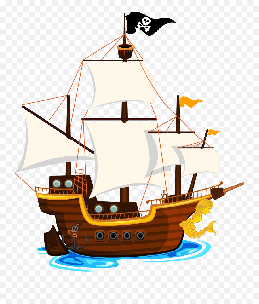 E D Ea C Orig Edeacorig - Pirate Ship Clip Art Png Pirate Ship Clipart,Ship Transparent