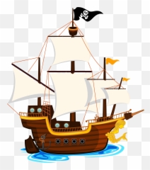 E D Ea C Orig Edeacorig - Pirate Ship Clip Art Png Pirate Ship Clipart,Ship Transparent