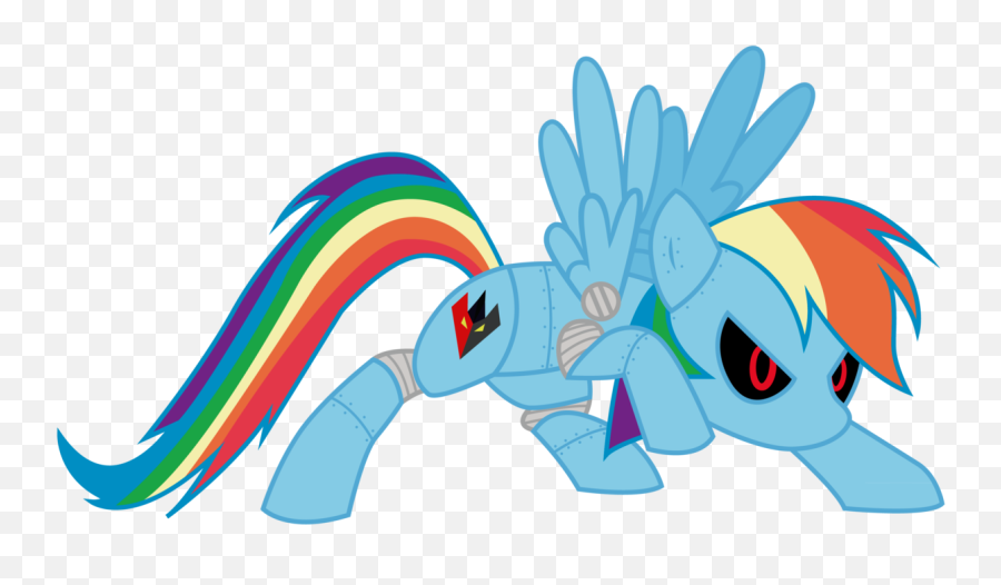 Frankleonhart Metal Dash Rainbow Robot Safe - My Mlp Robot Rainbow Dash Png,Rainbow Dash Png