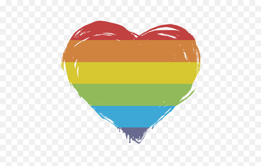 Rainbow Heart - Gay Pride Tshirt Girly Png,Rainbow Heart Png